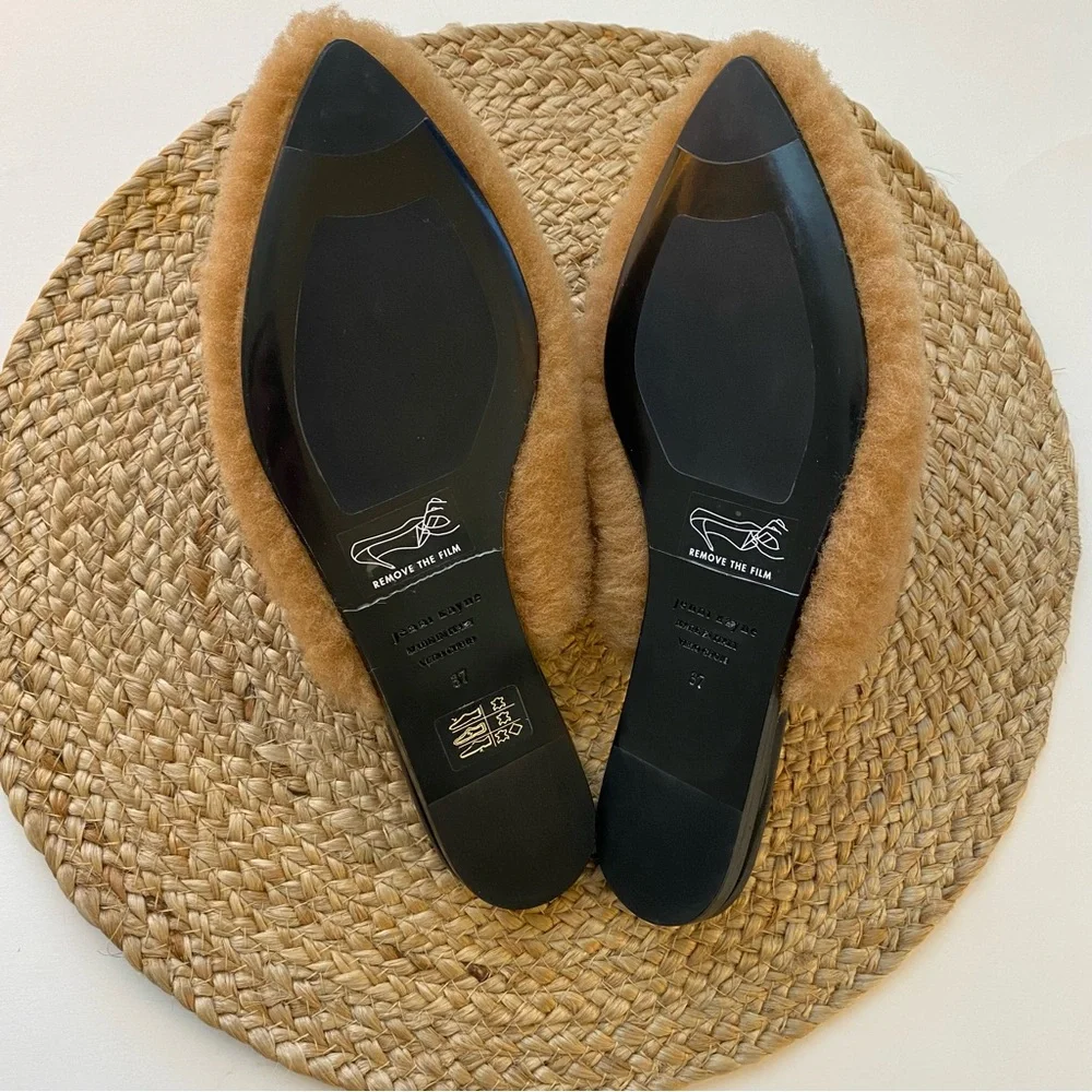 nwob JENNI KAYNE Shearling Mule in Natural - EU 37 - Picture 11 of 14